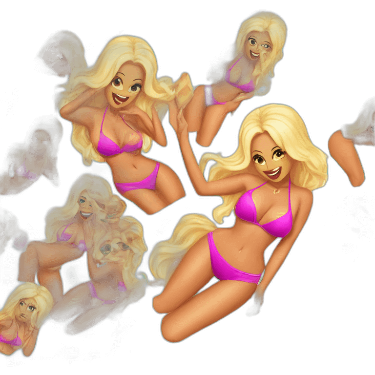 nicolette shea bikini emoji