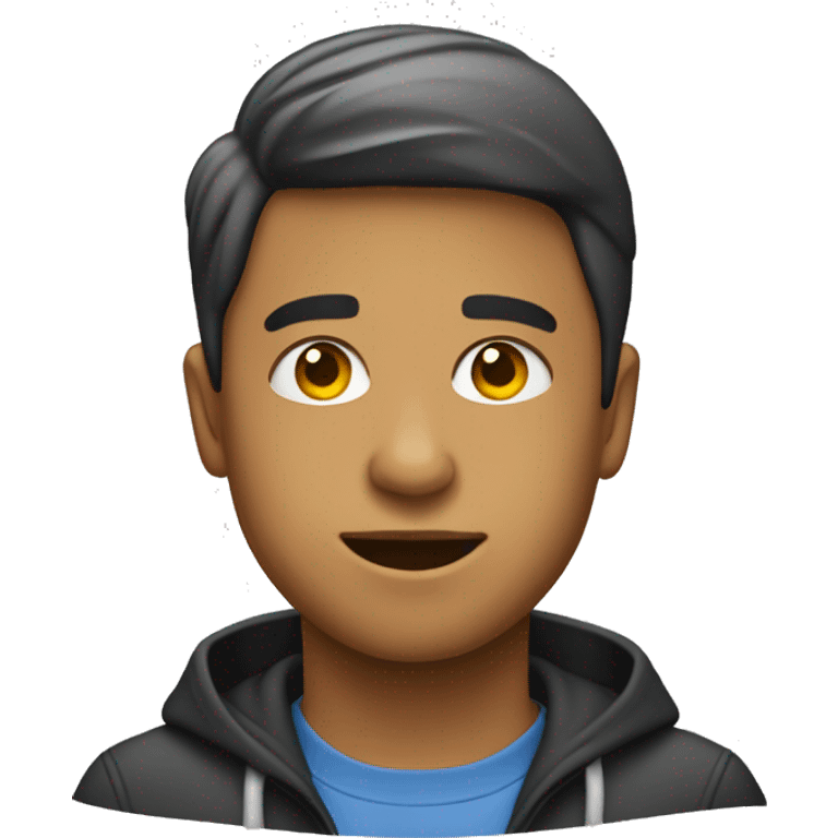 Menino jovem, programador emoji