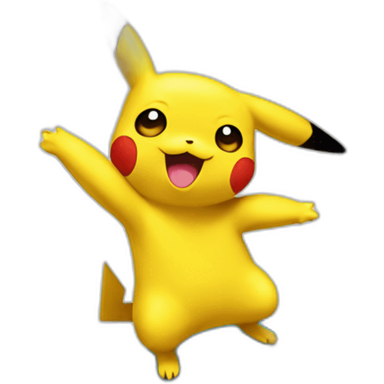 Pikachu surfeur emoji