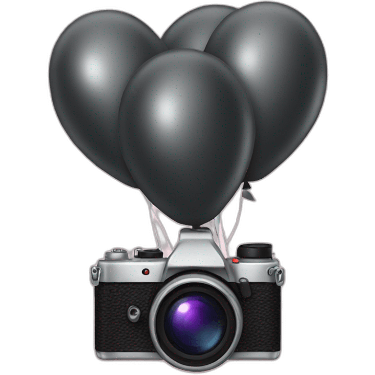 balloons camera emoji