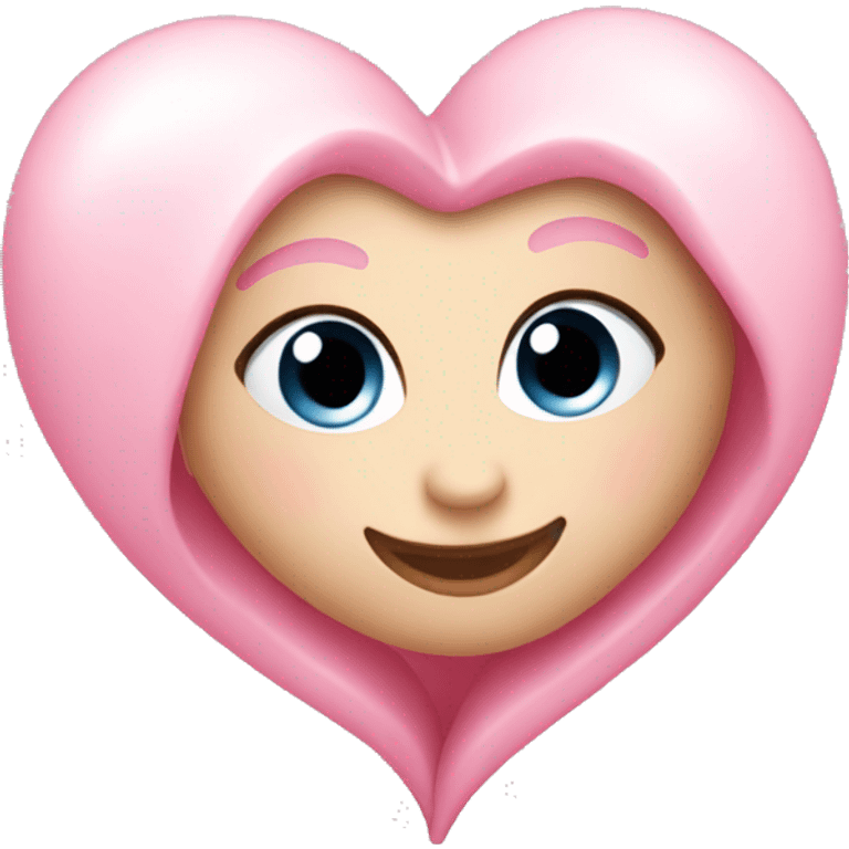 light coquette pink heart emoji!  emoji