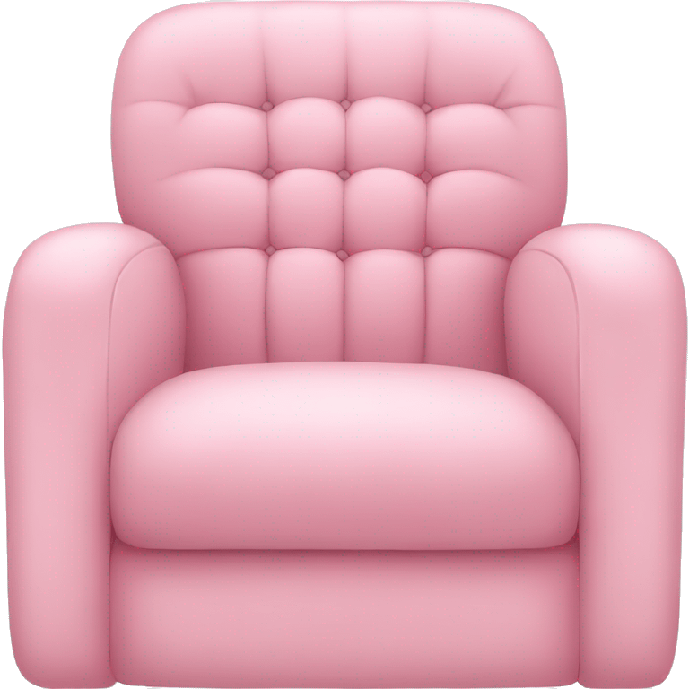 Soft pink chair emoji