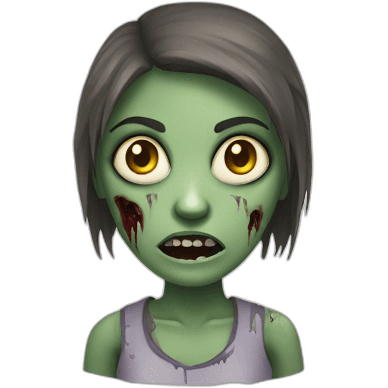 female zombie emoji