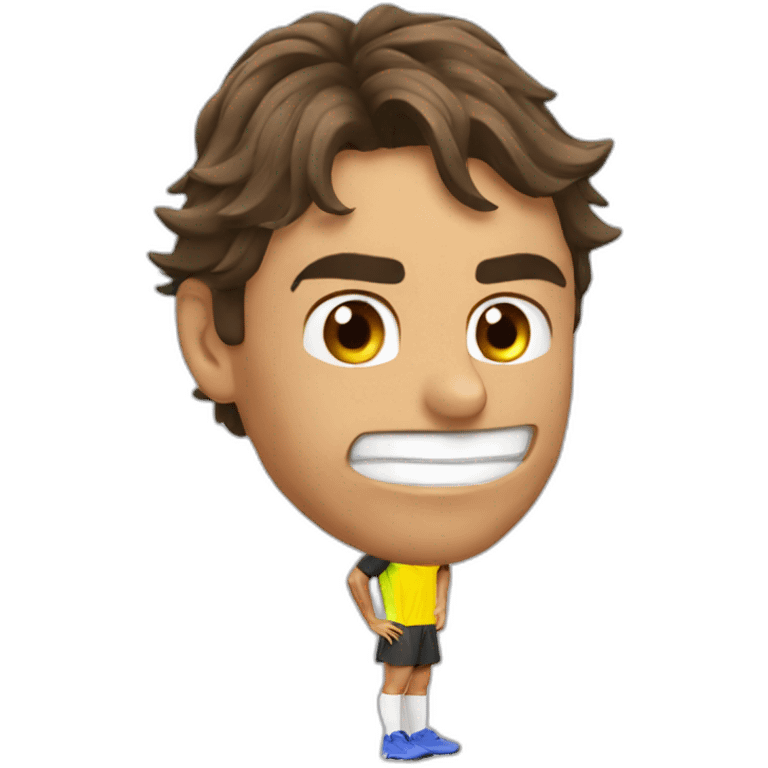 Rafael Nadal qui fait caca emoji