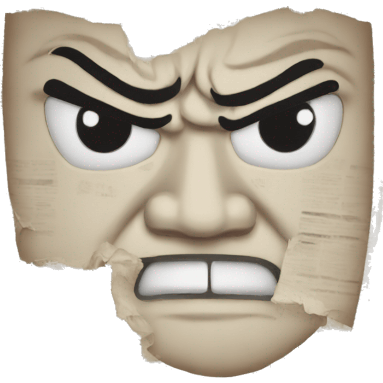 angry newspaper emoji