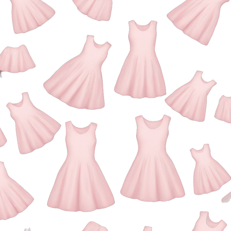 Soft pink cute dress emoji