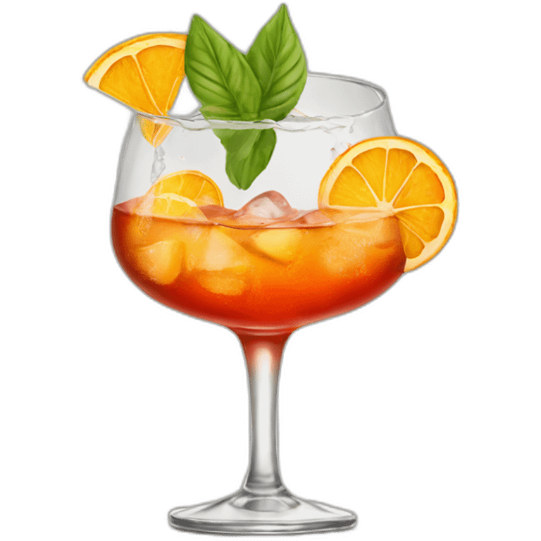 Spritz cocktail emoji