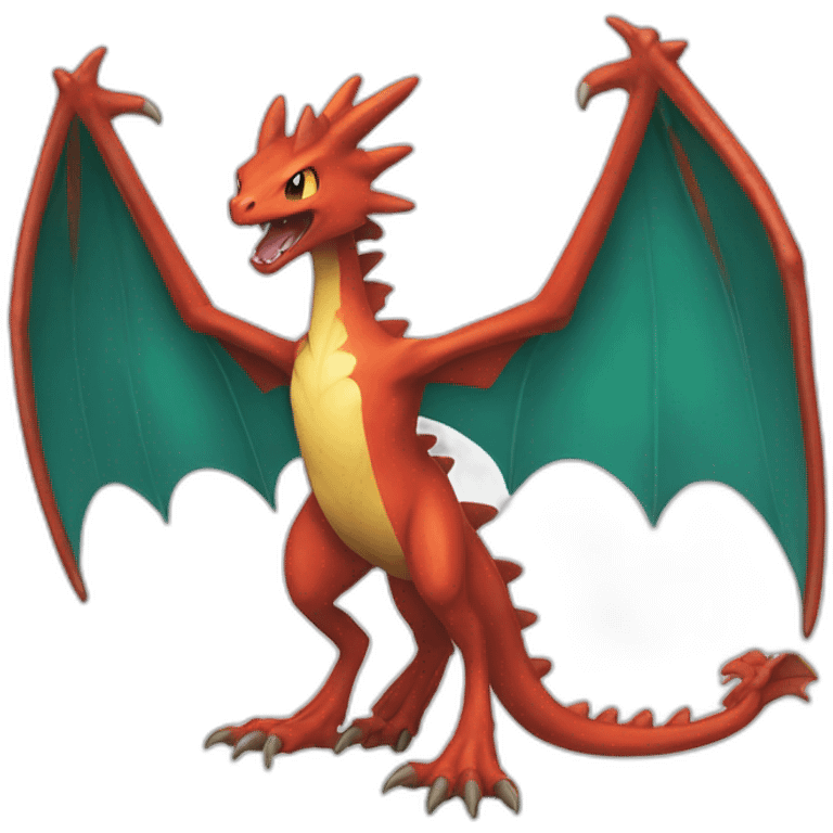 Dracaufeu pokémon emoji