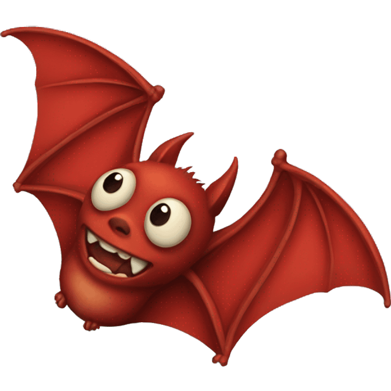 red bat emoji