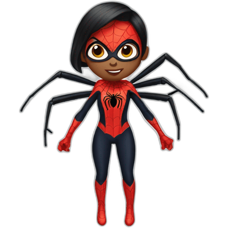 Spider-girl emoji