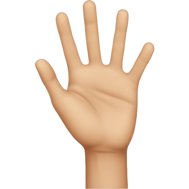 hand round neck emoji