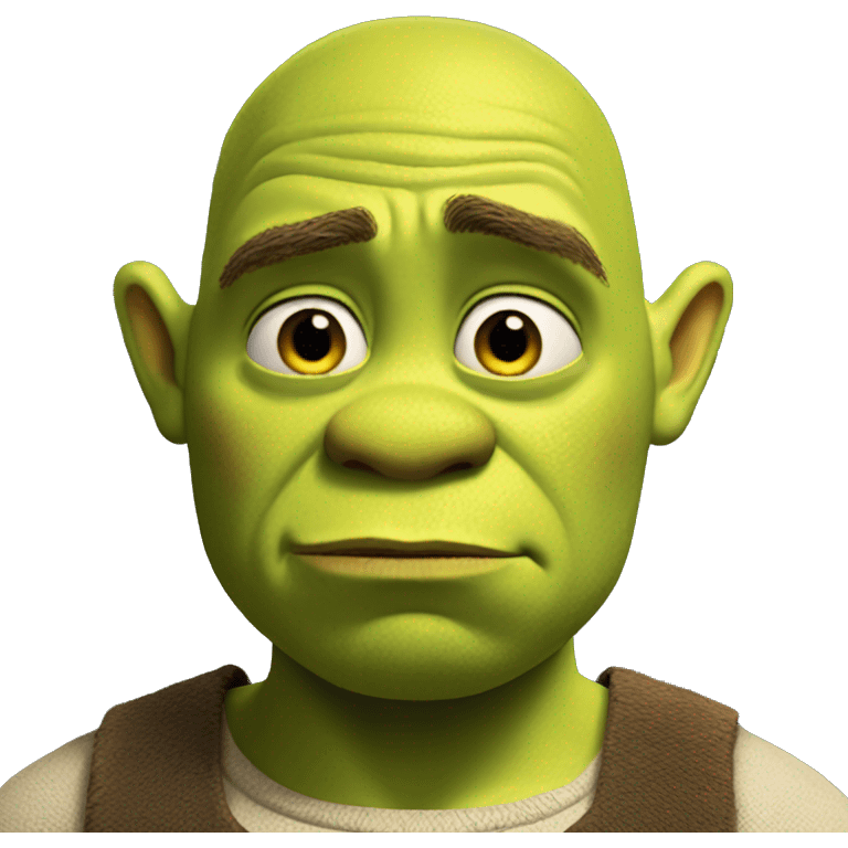 Shrek sad emoji