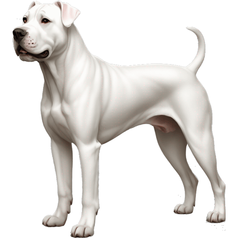 Dogo Argentino Dog Breed Full Body emoji