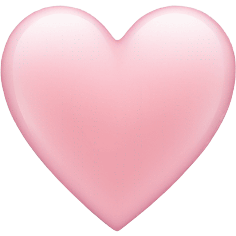 Light pink heart emoji