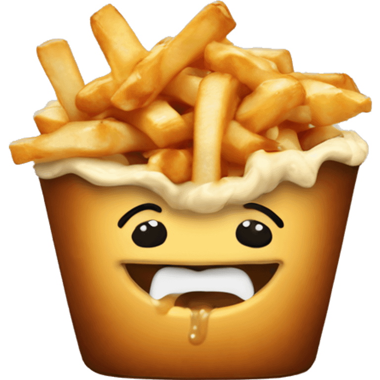 Poutine qui mange poutine emoji