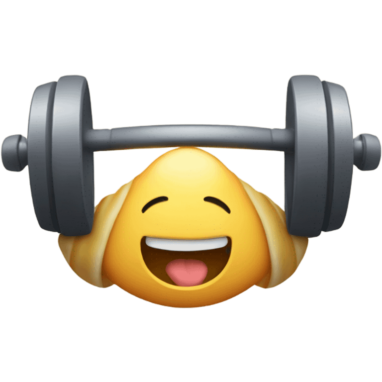 clam with dumbbell emoji