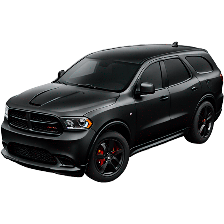 Black dodge Durango set hellcat emoji