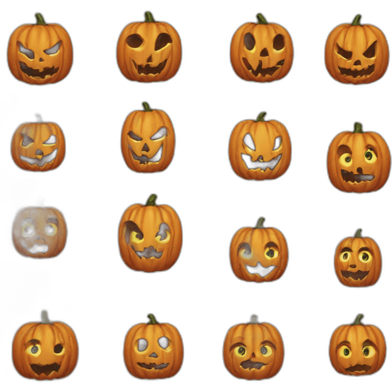 Chat d’Halloween emoji