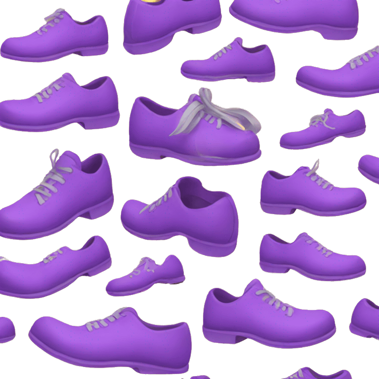 Purple shoes emoji