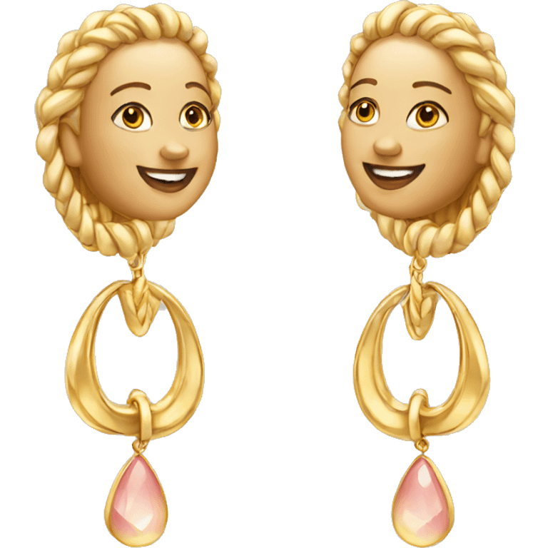 Big earrings  emoji