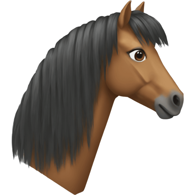 horse brush emoji