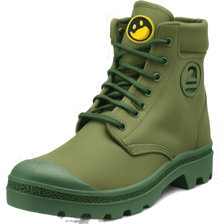 Original Palladium pampa low Mens Boot Green emoji