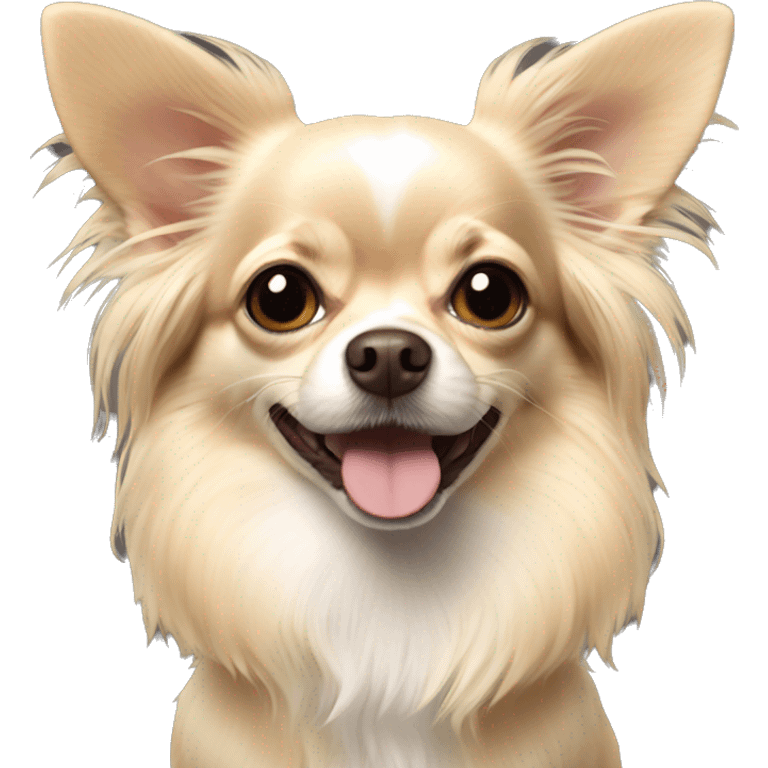 Longhair Chihuahua Creme  emoji