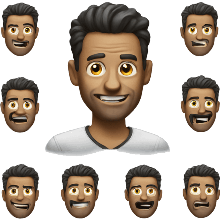 Crazy man emoji