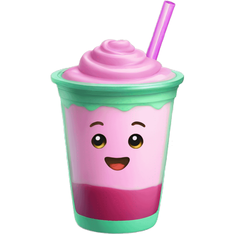 Smoothie in a cup emoji