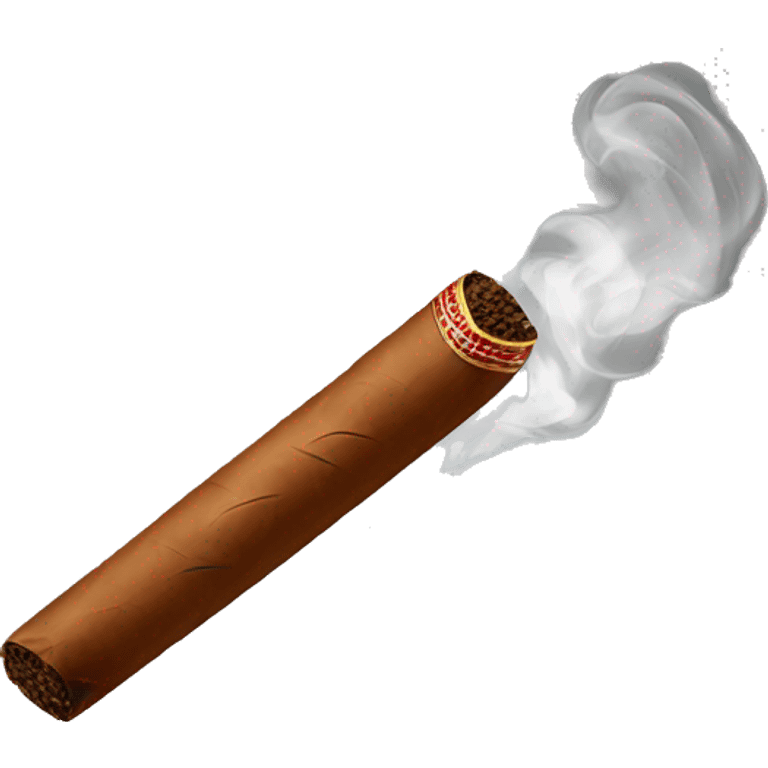 cigar with smoke emoji