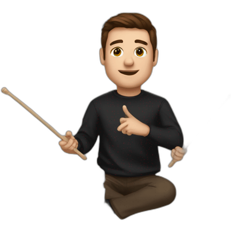 Elon drums emoji