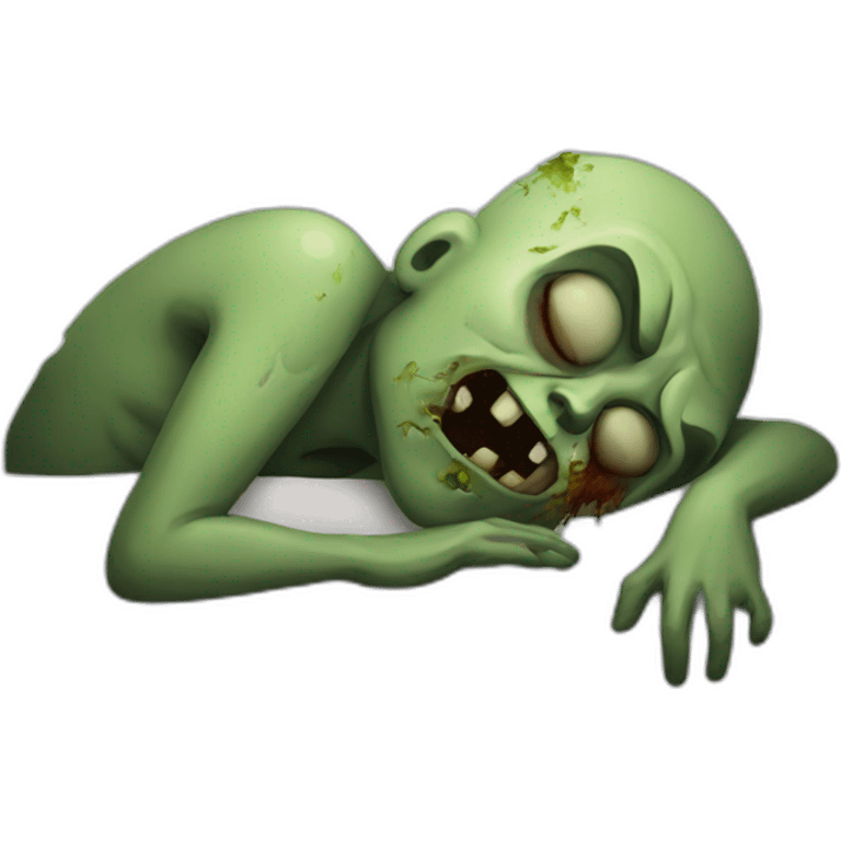 sleeping zombie emoji