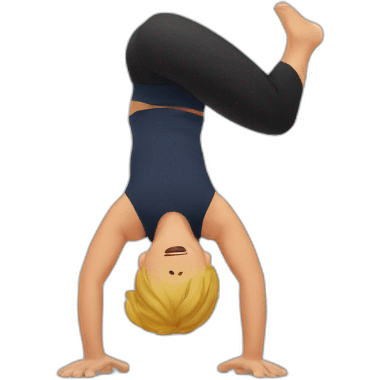 HANDSTAND PUSH UP  emoji