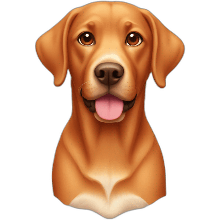 Red Labrador Italian style  emoji