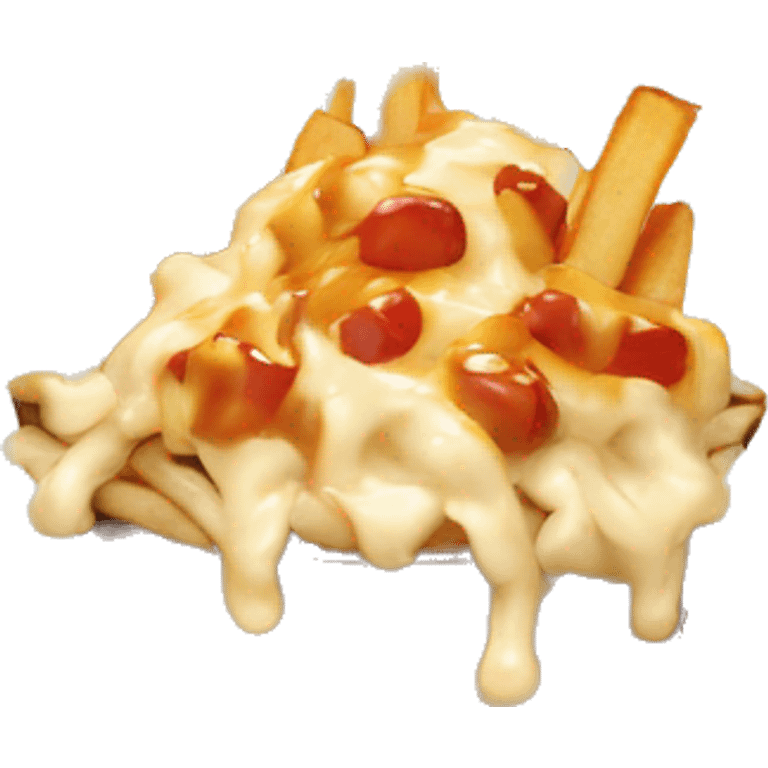 Poutine qui mange une poutine  emoji