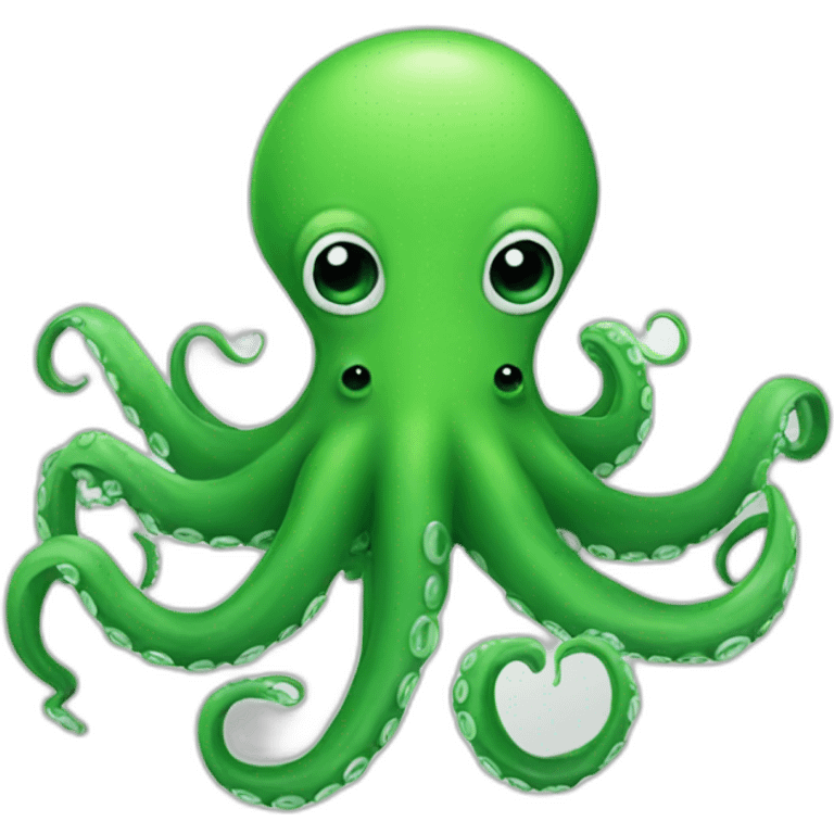 green octopus emoji