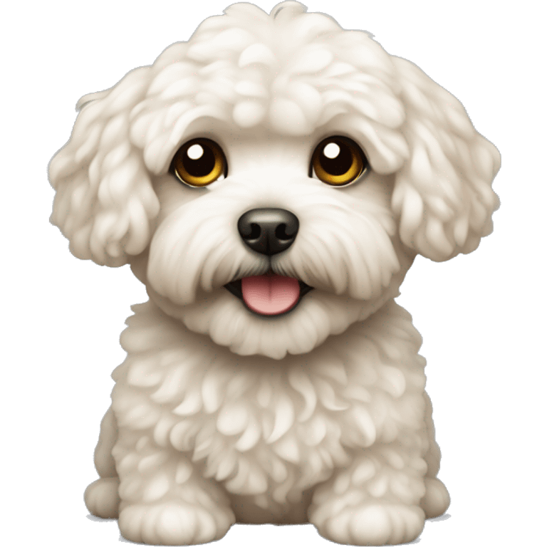 Maltipoo dog  emoji