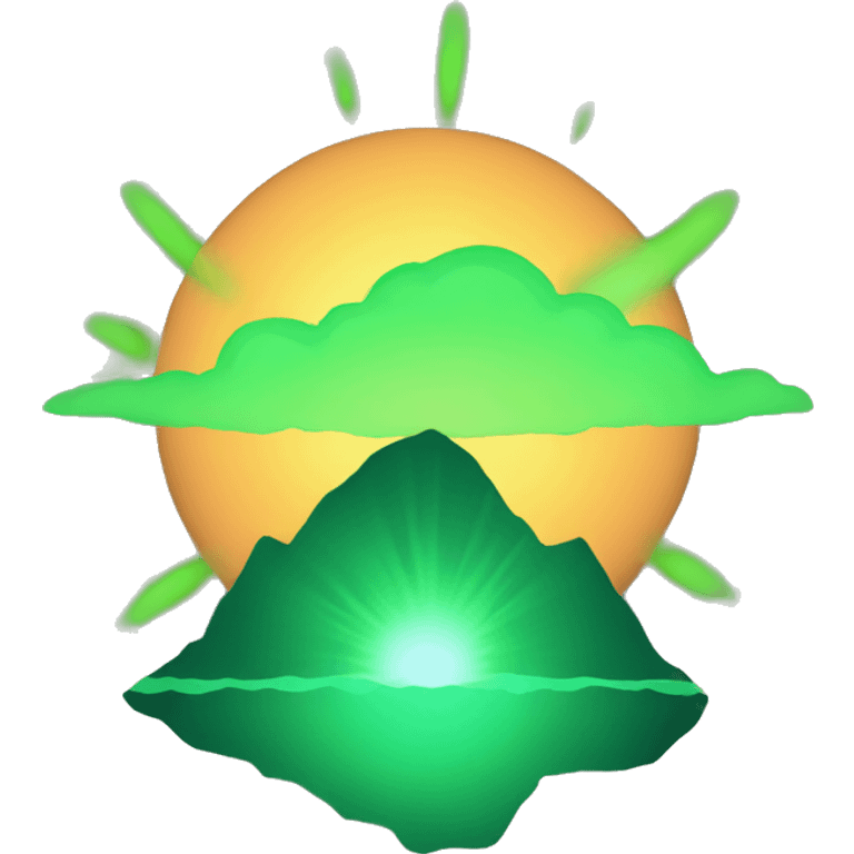 green flash emoji