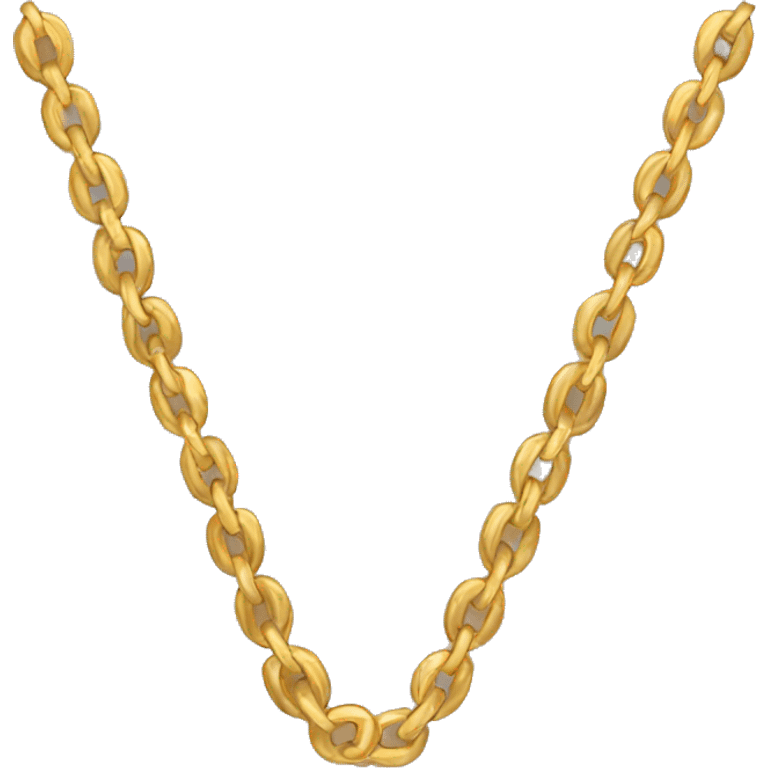 gold necklace emoji