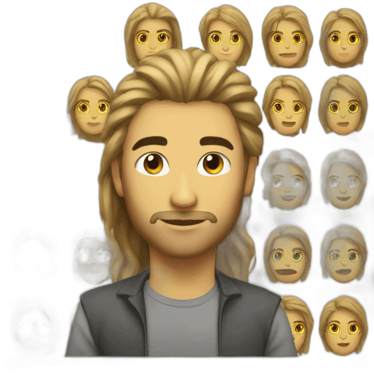 Persona de pelo rubio emoji