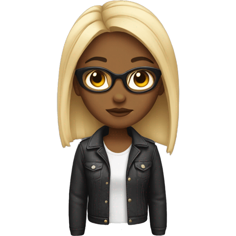 Cool girl emoji