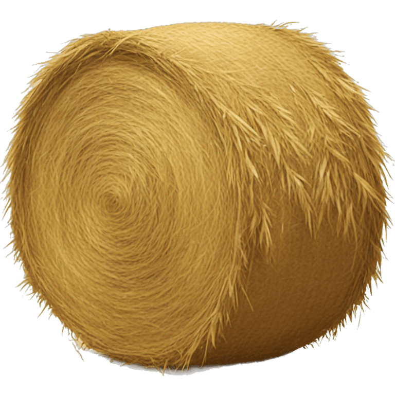 Circular hay bale emoji