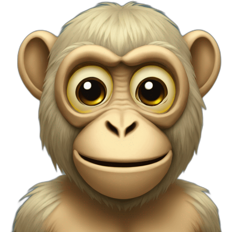 Monkey Ilon Mask emoji