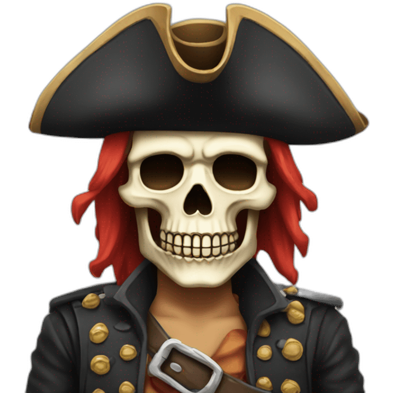 calavera pirata emoji