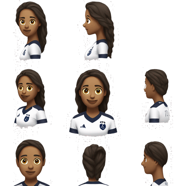 Chica futbolista Tottenham  emoji