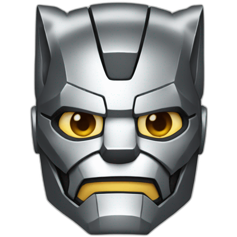 iron man with cat face emoji