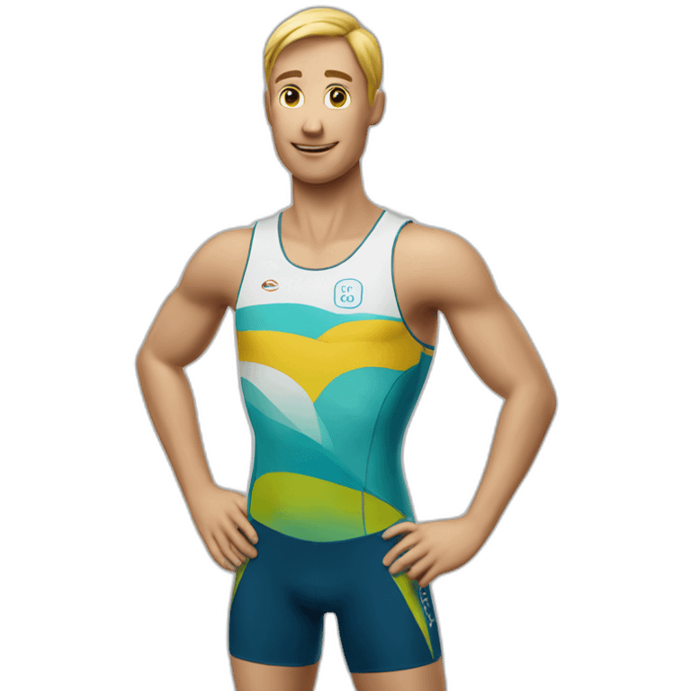 Zwemmende triatleet emoji