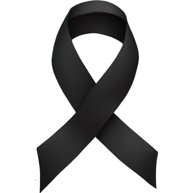 Black ribbon emoji