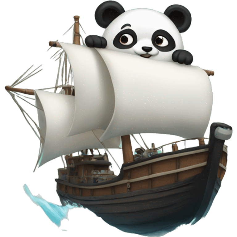 panda ship emoji