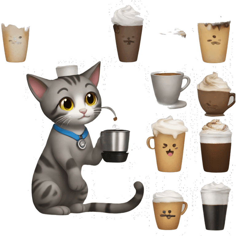 Barista Cat emoji